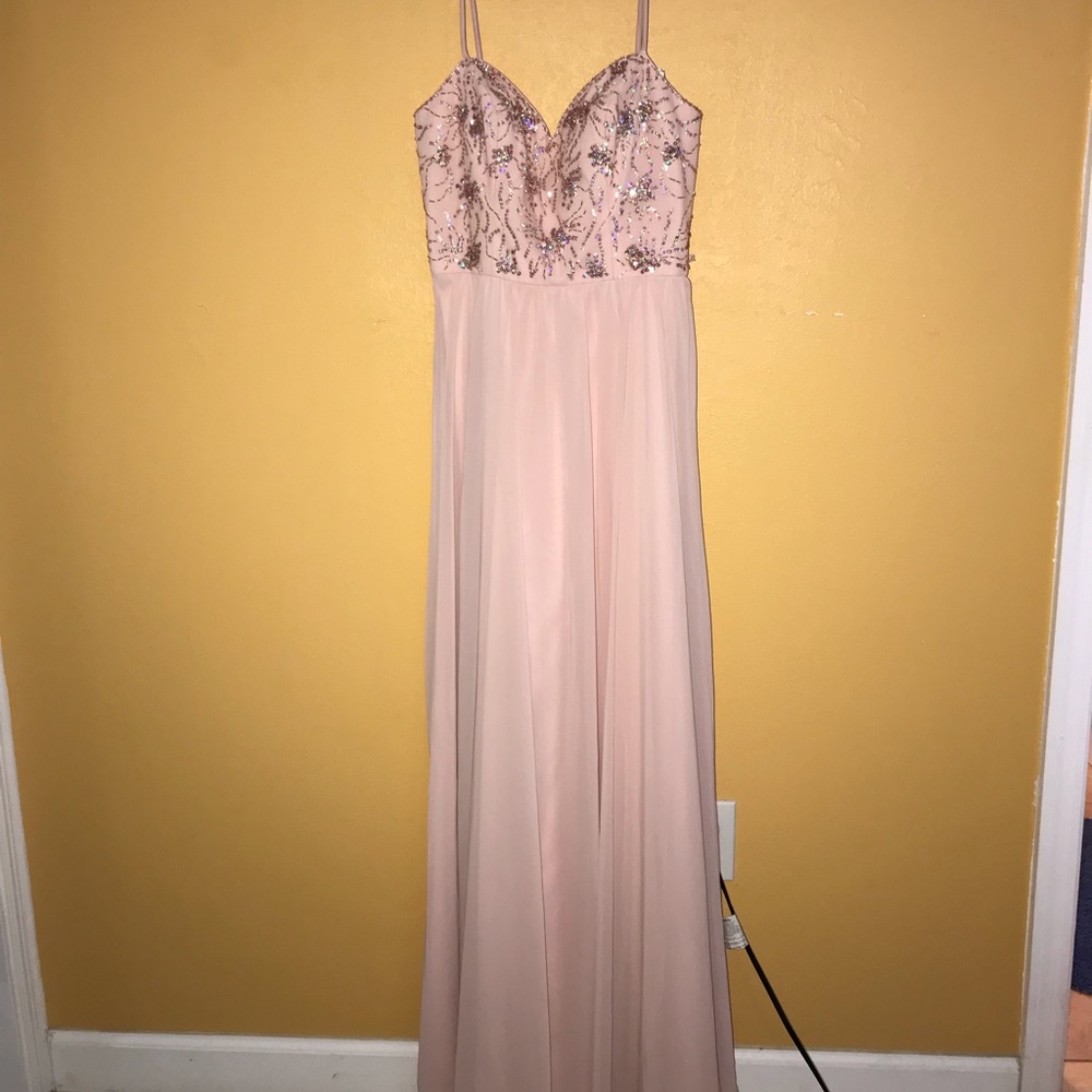 Blush Prom Dress